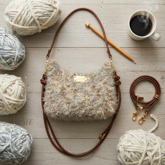 The Whispering Lichen | DIY Artisan Kit: Textural Mixed-Media Crossbody