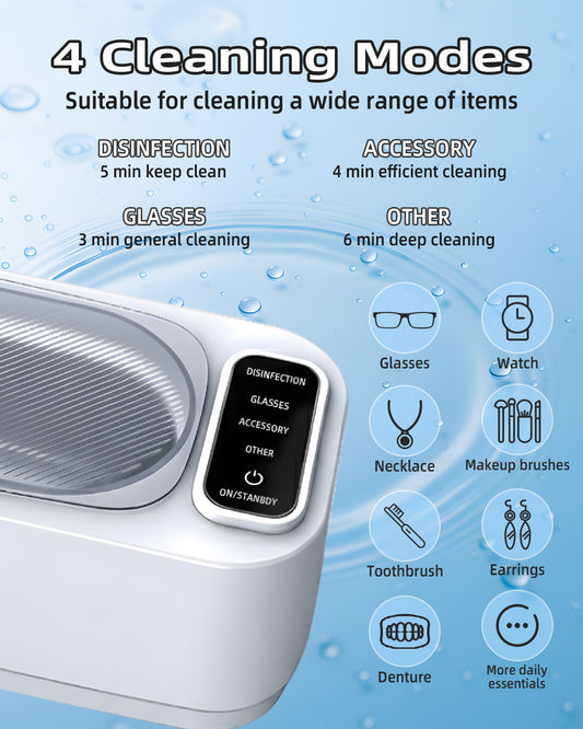 4-in-1 Ultrasonic Cleaner