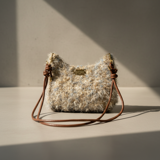 The Whispering Lichen | DIY Artisan Kit: Textural Mixed-Media Crossbody