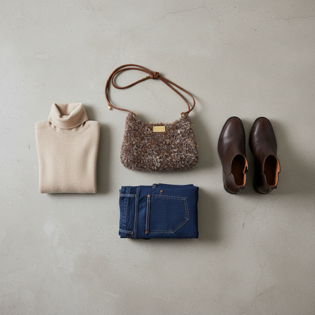 The "Mocha Cloud" DIY Luxury Hobo Bag Kit - Handcrafted Bouclé Series