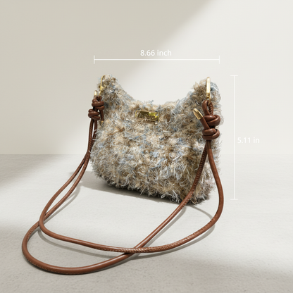 The Whispering Lichen | DIY Artisan Kit: Textural Mixed-Media Crossbody