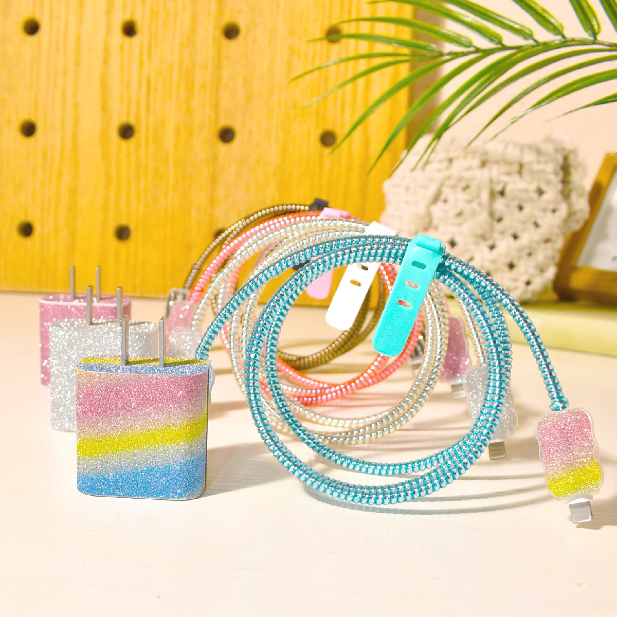 Decorate and protect your Apple 20W charger and charging cable.