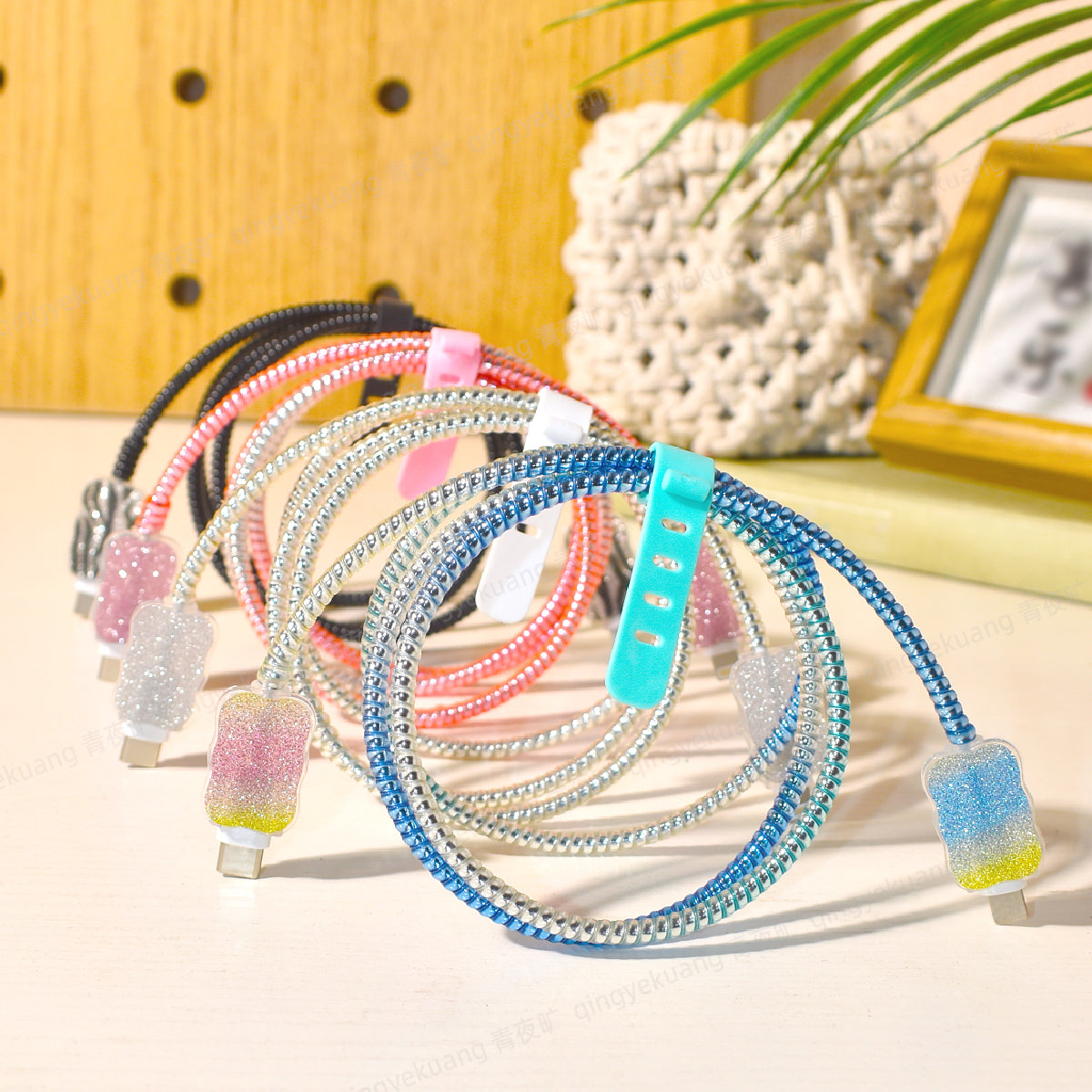 Decorate and protect your Apple 20W charger and charging cable.