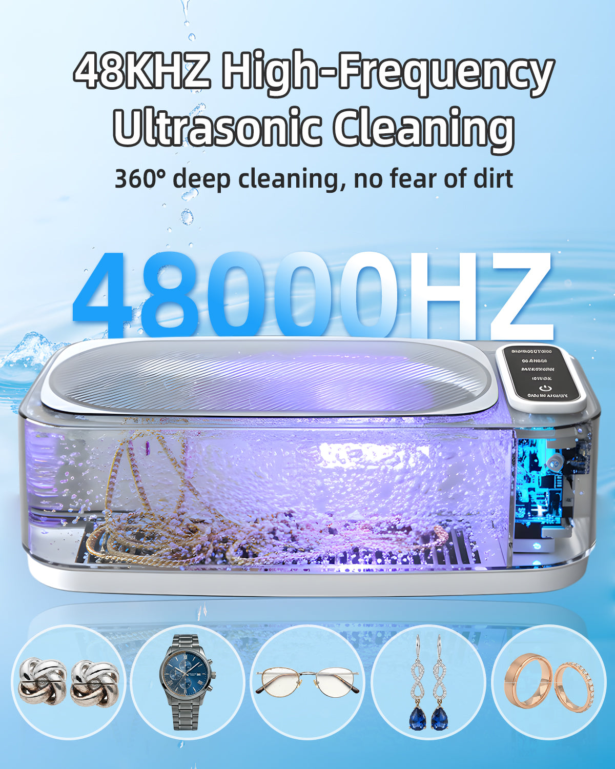 4-in-1 Ultrasonic Cleaner