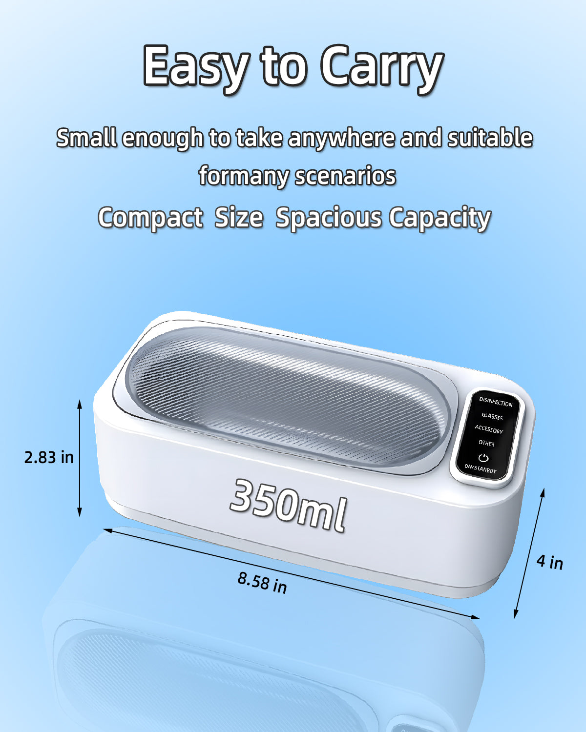 4-in-1 Ultrasonic Cleaner