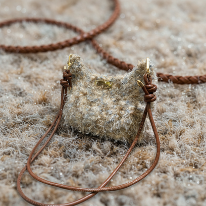 The Whispering Lichen | DIY Artisan Kit: Textural Mixed-Media Crossbody
