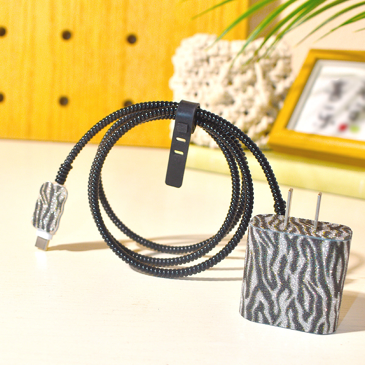 Decorate and protect your Apple 20W charger and charging cable.