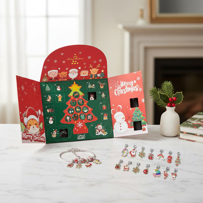 Christmas beaded gift box