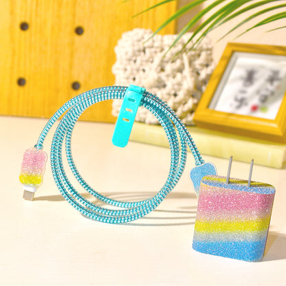 Decorate and protect your Apple 20W charger and charging cable.